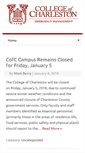 Mobile Screenshot of emergency.cofc.edu