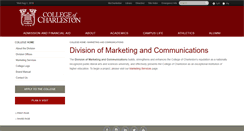 Desktop Screenshot of marcomm.cofc.edu