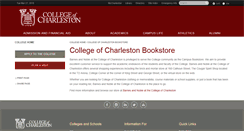 Desktop Screenshot of bookstore.cofc.edu