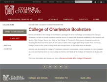 Tablet Screenshot of bookstore.cofc.edu