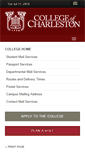 Mobile Screenshot of mailservices.cofc.edu