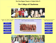 Tablet Screenshot of adpi.clubs.cofc.edu