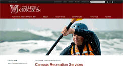 Desktop Screenshot of campusrec.cofc.edu
