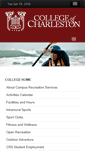 Mobile Screenshot of campusrec.cofc.edu