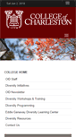 Mobile Screenshot of diversity.cofc.edu