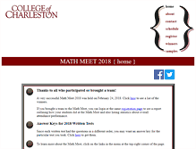 Tablet Screenshot of mathmeet.cofc.edu