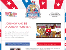 Tablet Screenshot of cougarnation.cofc.edu