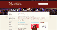 Desktop Screenshot of alumni.cofc.edu