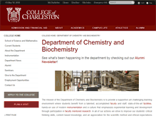 Tablet Screenshot of chemistry.cofc.edu