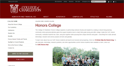 Desktop Screenshot of honors.cofc.edu