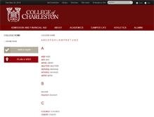 Tablet Screenshot of clubs.cofc.edu