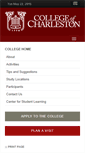 Mobile Screenshot of cougarcountdown.cofc.edu