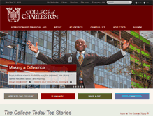 Tablet Screenshot of cofc.edu