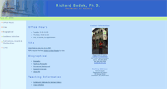 Desktop Screenshot of bodekr.people.cofc.edu