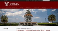 Desktop Screenshot of disabilityservices.cofc.edu
