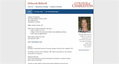 Desktop Screenshot of bidwelld.people.cofc.edu