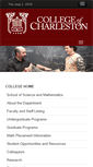 Mobile Screenshot of math.cofc.edu