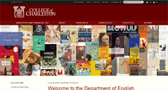 Desktop Screenshot of english.cofc.edu