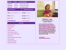 Tablet Screenshot of josp.people.cofc.edu