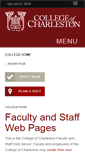 Mobile Screenshot of people.cofc.edu