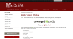 Desktop Screenshot of cisternyardmedia.cofc.edu