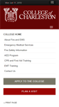 Mobile Screenshot of fireandems.cofc.edu