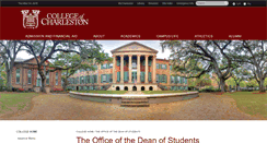 Desktop Screenshot of deanofstudents.cofc.edu