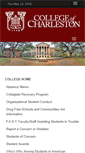 Mobile Screenshot of deanofstudents.cofc.edu