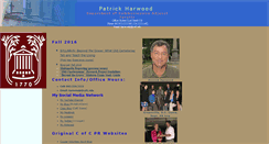 Desktop Screenshot of harwoodp.people.cofc.edu