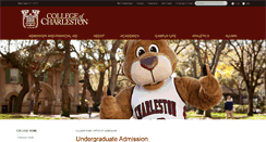 Desktop Screenshot of admissions.cofc.edu