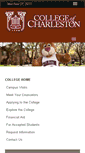 Mobile Screenshot of admissions.cofc.edu