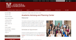 Desktop Screenshot of advising.cofc.edu