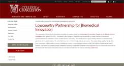 Desktop Screenshot of lpbi.cofc.edu