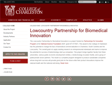 Tablet Screenshot of lpbi.cofc.edu